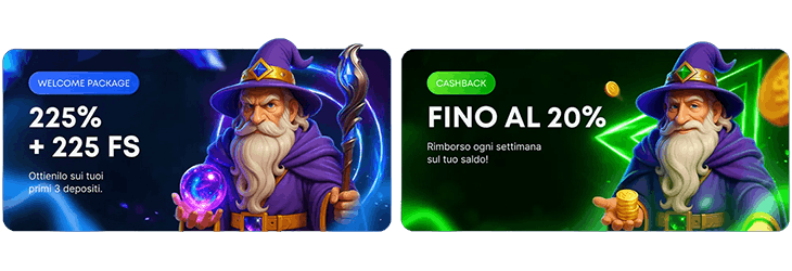 Bonus di benvenuto casino online